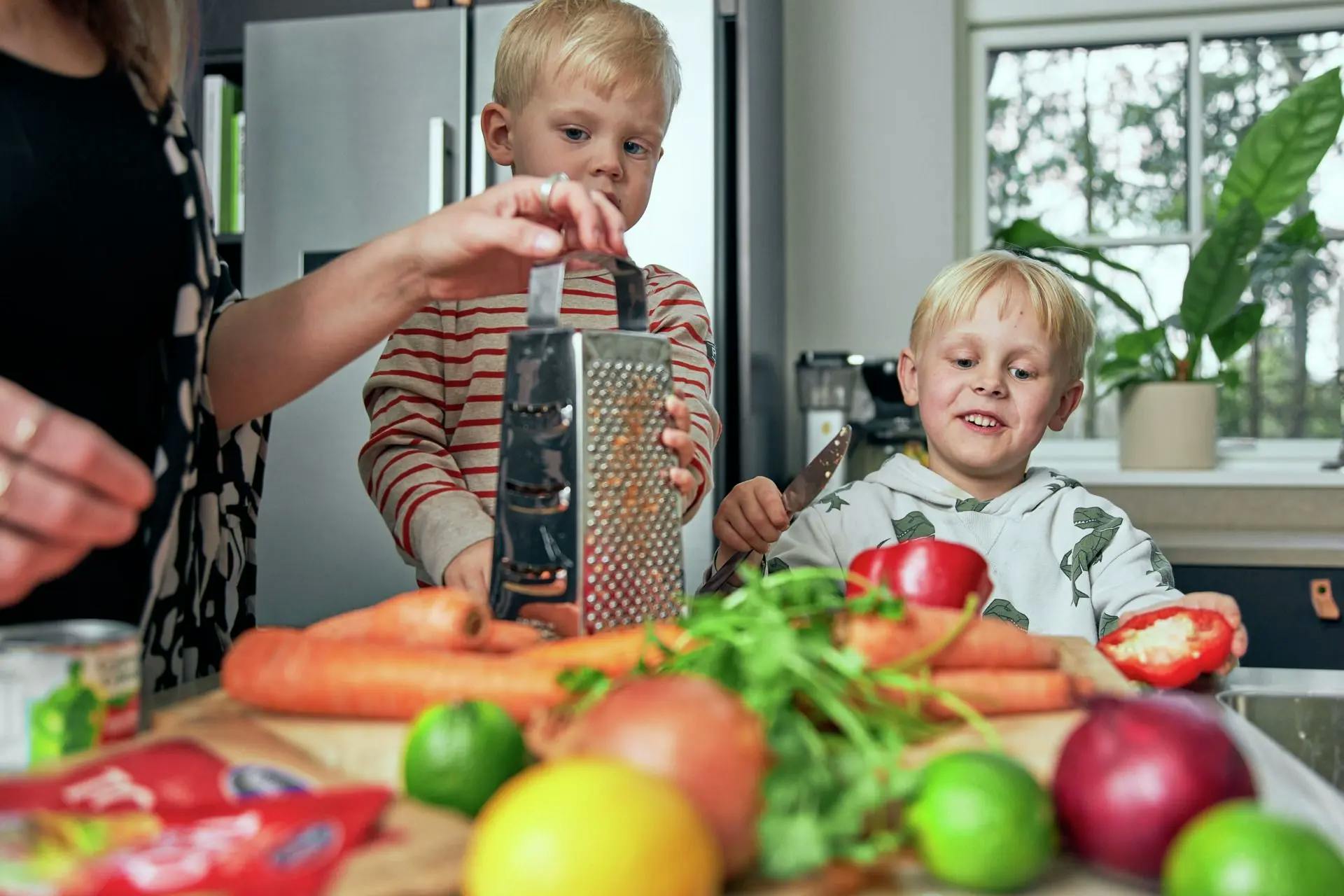 5 tips for å få barna til å spise mer grønnsaker